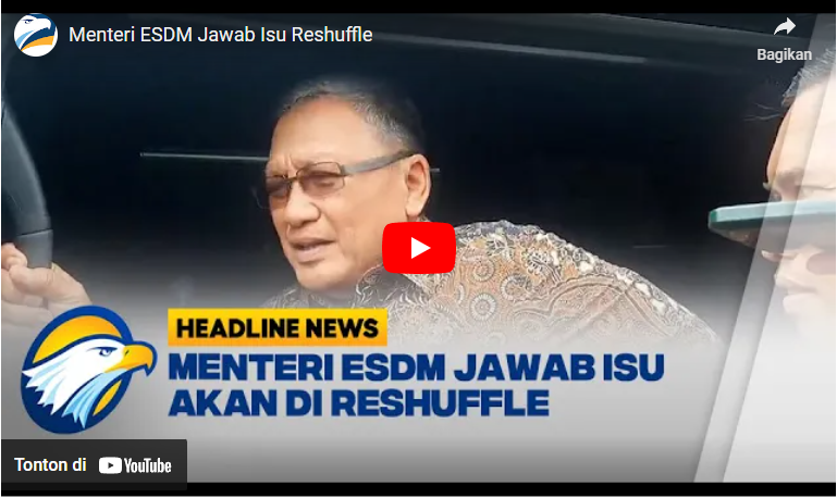 Menteri ESDM Jawab Isu Reshuffle Dirinya: Tunggu Saja, Rabu 31 Juli 2024